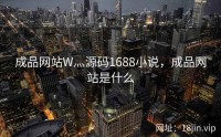 成品网站W灬源码1688小说，成品网站是什么