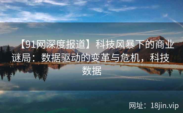 【91网深度报道】科技风暴下的商业谜局：数据驱动的变革与危机，科技 数据