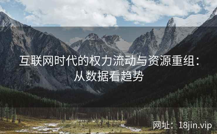 互联网时代的权力流动与资源重组：从数据看趋势
