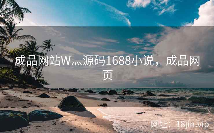 成品网站W灬源码1688小说，成品网页